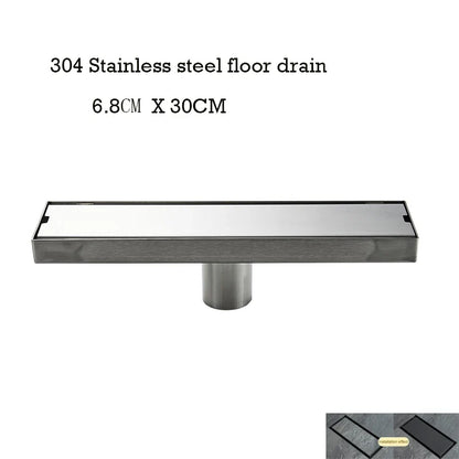 Floor Drain Invisible Square Shower Drain Anti Odor Stainless Steel Easy Clean 2026 Home Renovation Trend