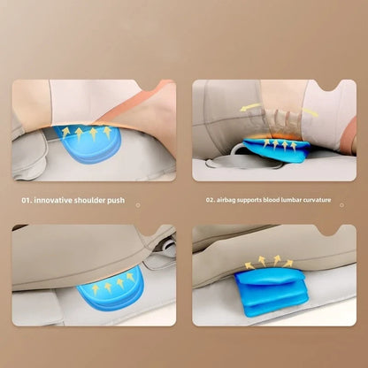 Full Body Massage Mat Electric Heat Kneading Neck And Lumbar Massager Relaxation Remote Control Fall 2026 Home Spa Trend