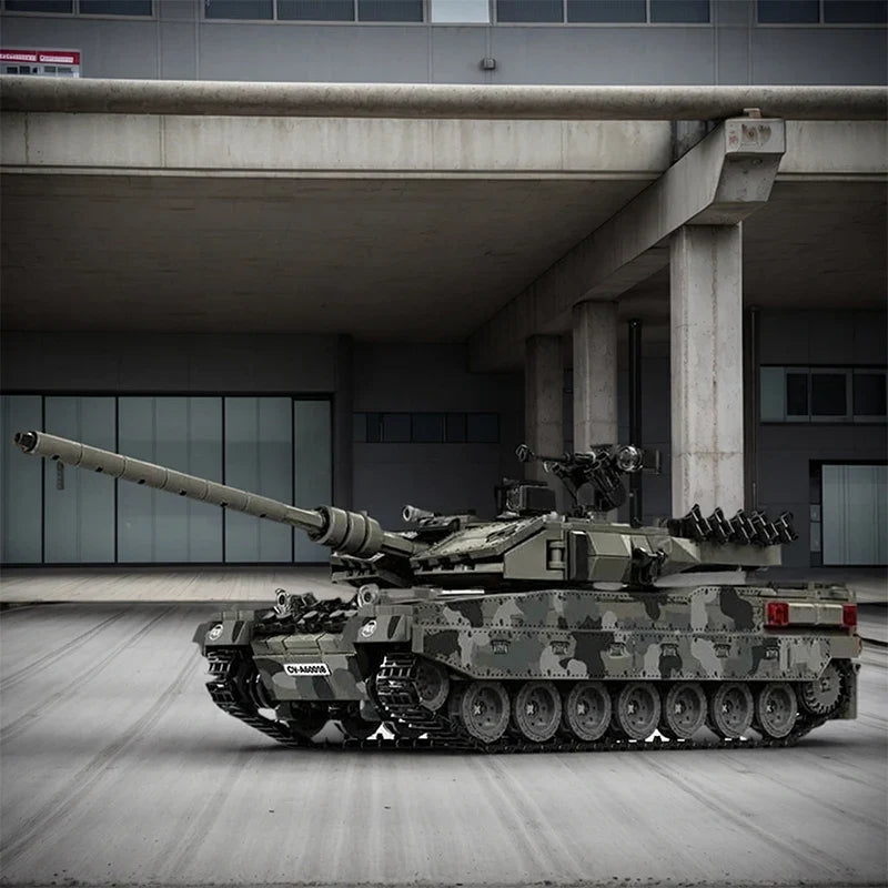 Military Tank Building Blocks Leopard 2A7 Model 1007 Pieces Camouflage Brick Set Fall 2026 Gift