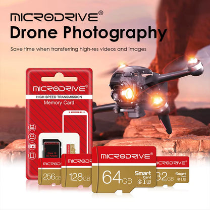 MicroDrive MicroSD Card Class 10 UHS-I U3 Memory Card High Speed TF Card