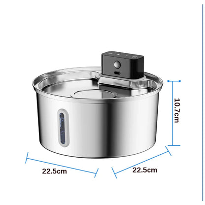 Cat Water Fountain Stainless Steel Wireless 3.2L Auto Dispenser Fall 2026 Keeps Pets Hydrated