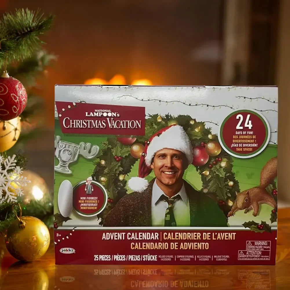 Advent Calendar 24 Days 3D Figures Christmas Countdown Gift