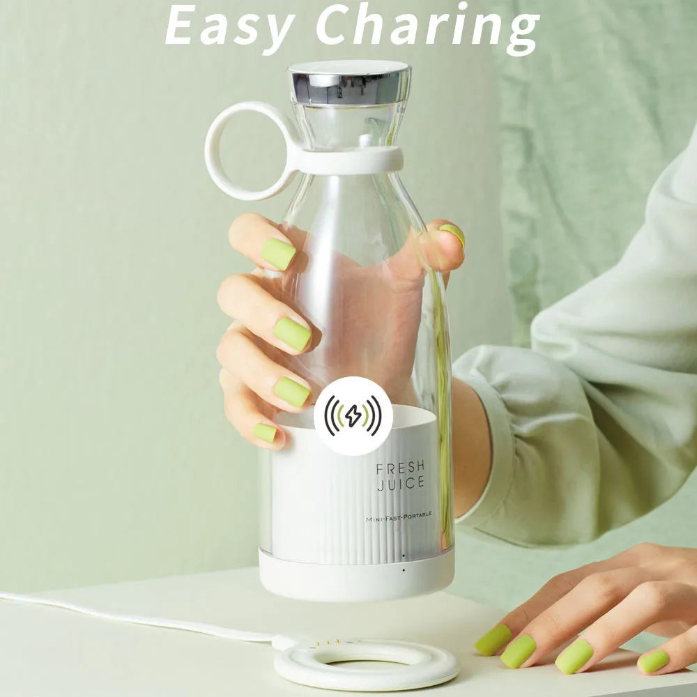 Portable Blender 350ml Wireless USB Juicer Cup Travel Bottle Smoothie Extractor TikTok Viral Summer 2026 Gift