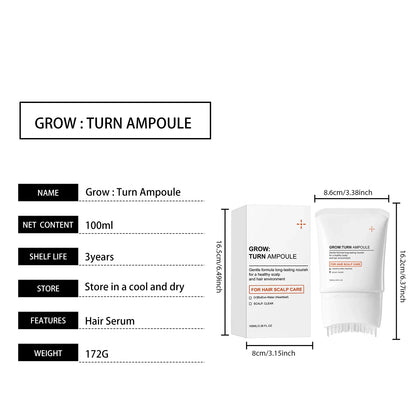 Scalp Serum with Built-in Massager Brush 100ml – Hair Growth Treatment Reduces Hair Loss Repair 2026