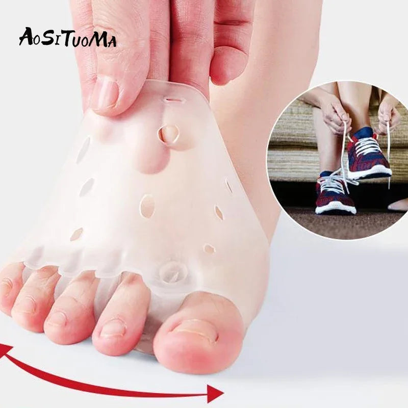 Silicone Front Foot Pads 2-Pack – Bunion Relief & Forefoot Cushion, Foot Support Home Use 2026