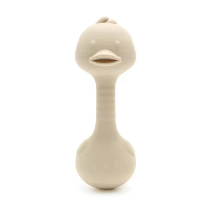 Silicone Rabbit Teether Rattle Newborn Sensory Toys