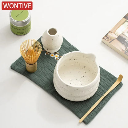 Matcha Whisk Bamboo Chasen Tea Set Tea Ceremony Essentials Fall 2025 Creates Creamy Froth Eco Friendly Gift