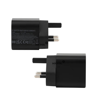 60W USB C Fast Charger Cube With EU US UK Plugs For Switch2