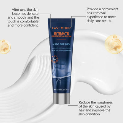 Hair Removal Cream 100g Intimate Areas Painless Non Irritating Beard Removal Grooming Trend 2026