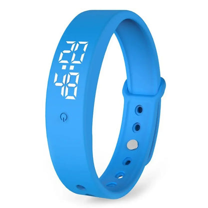 Smart Bracelet Silicone Band Fitness Tracker Waterproof Body Temperature Monitor Vibration Alarm Spring 2026 Trend