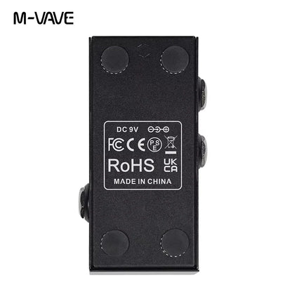 M-VAVE ABY Line Selector Pedal – True Bypass AB Box Mini Guitar Bass Channel Switch 2026