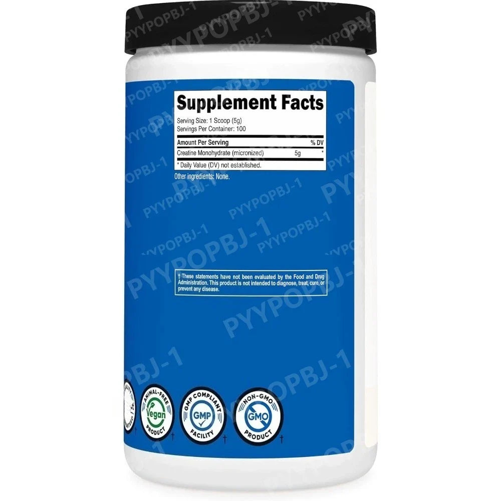 Creatine Monohydrate Micronized Powder 500 g Unflavored Performance Supplement Fall 2026 Muscle Support