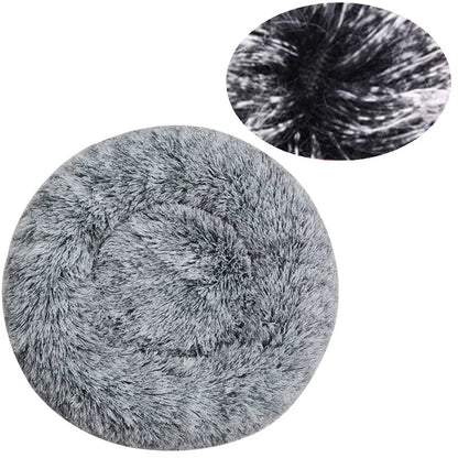 Pet Bed Round Plush Bed Winter Warm 2026 Washable Cozy Comfort For Pets