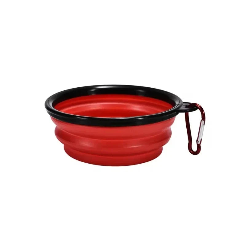 350ml Pet Folding Bowl - Portable Dog & Cat Food Water Bowl
