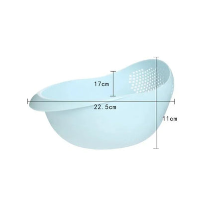 Rice Colander With Handles Kitchen Drain Basket Fall 2026 Easy Rinse Quick Drain