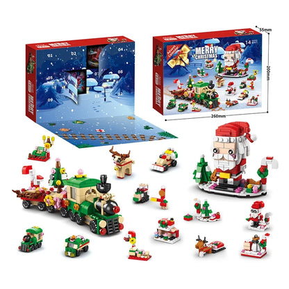 Christmas Building Blocks Advent Calendar DIY Kit Kids