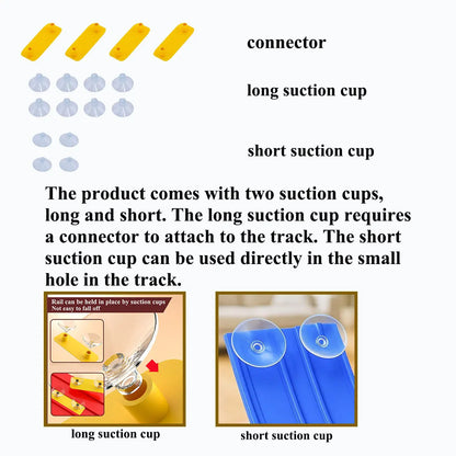 Flexible DIY Double Race Track Set Compatible 1/64 Cars – Kids Ramp Toy Back to School 2026