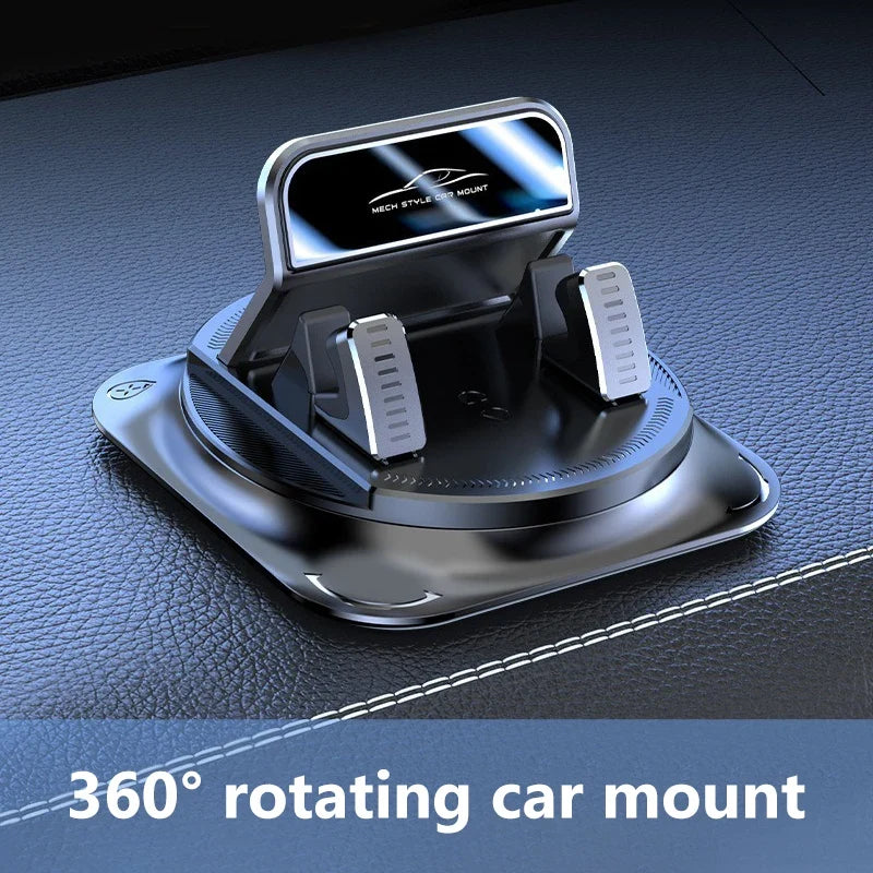 Car Phone Mount 360 Degree Rotation Dashboard Holder Anti Slip Silicone Head Up Navigation Universal Fit Fall 2026 Trend