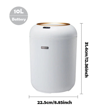 Automatic Trash Can Small Plastic Motion Sensor Bin - Smart Home Waste Container, Hands Free Hygiene 2025
