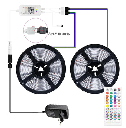 RGB LED Strip Lights 2835 App Music Sync Ambient Decor