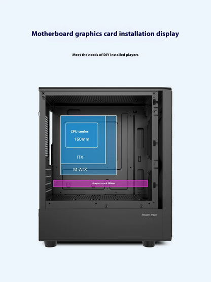 Mini ITX mATX 23L PC Case SFX ATX Support Compact Chassis