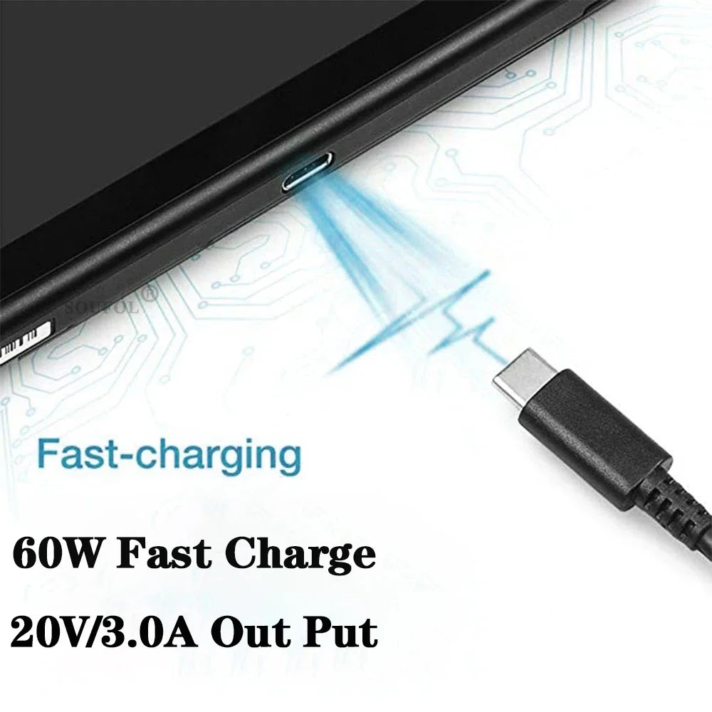 60W USB C Fast Charger Cube With EU US UK Plugs For Switch2