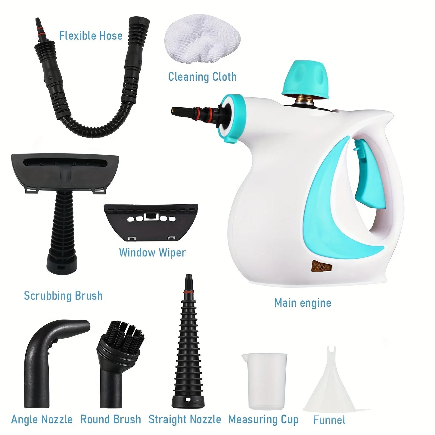 Handheld Steam Cleaner Multifunction Cleaning Kit For Kitchen Bathroom Car Grease Removal Fall 2026 Home Gadget