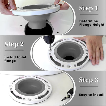 Toilet Flange Repair Kit Universal Fit - DIY Home Improvement 2026, Easy Leak Prevention