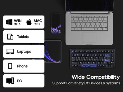 Mechanical Keyboard 75 Percent Hot Swap Gasket Mount Wired