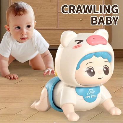 Baby Crawling Guide Toy Newborn Sensory Toys Music Aid