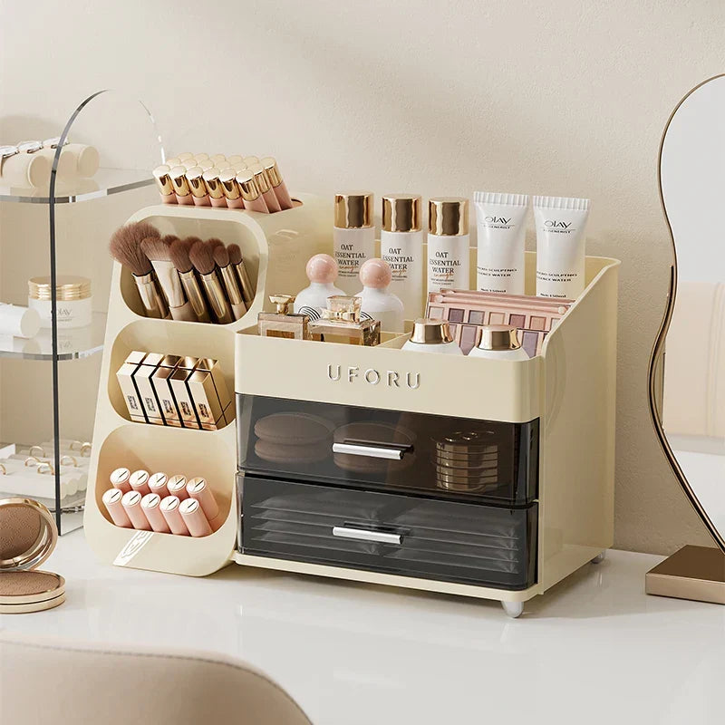 Cosmetics Storage Box Large Capacity Multifunctional Organizer Back To School 2026 Dorm Room Vanity