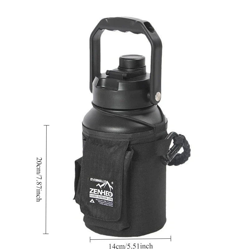 Water Bottle Holder Waterproof Nylon Cup Sleeve Crossbody Bag For Outdoor Travel Fall 2025 Gift Idea