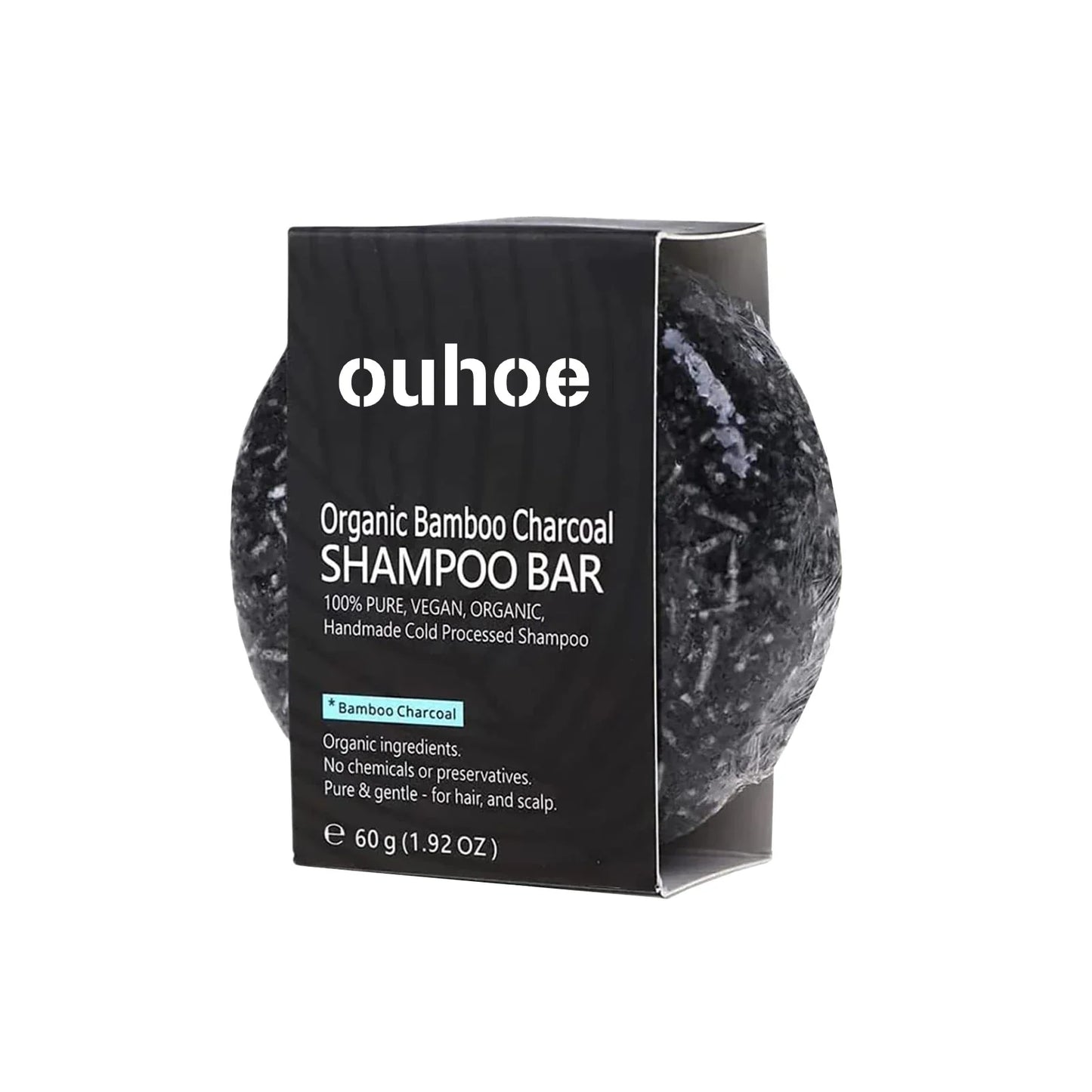 Bamboo Charcoal Shampoo Soap Bar 60g – Deep Scalp Cleanse Oil Control Hair Nourishing TikTok Viral 2026