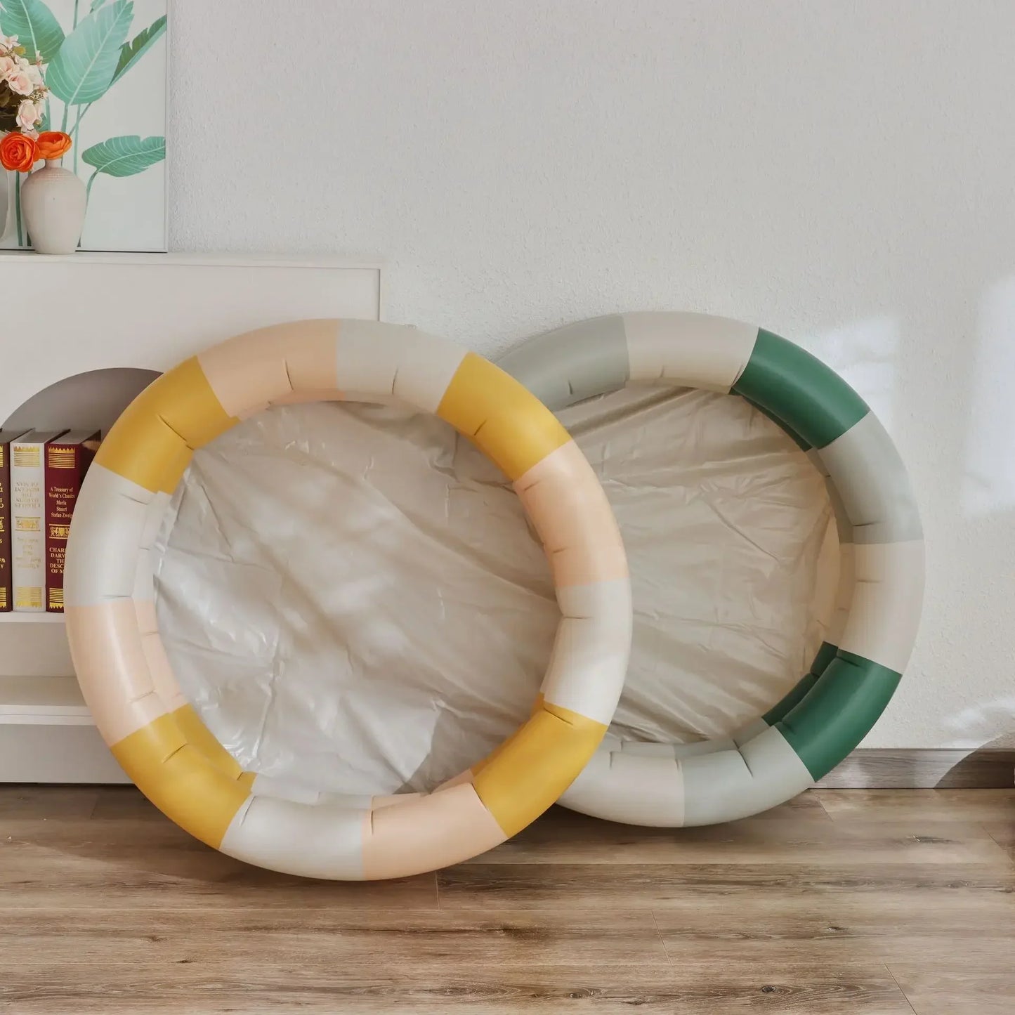 Inflatable PVC Ocean Balls for Kids - Colorful Summer Pool Toys for Garden and Courtyard Play