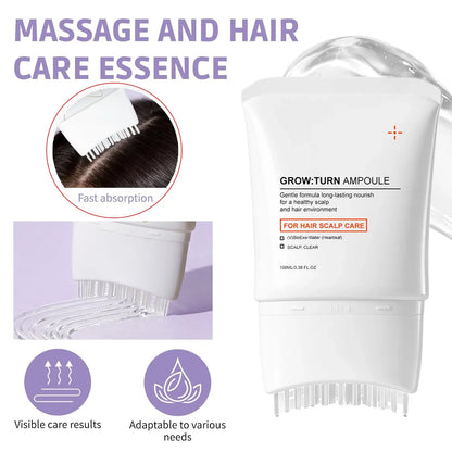 Scalp Serum with Built-in Massager Brush 100ml – Hair Growth Treatment Reduces Hair Loss Repair 2026