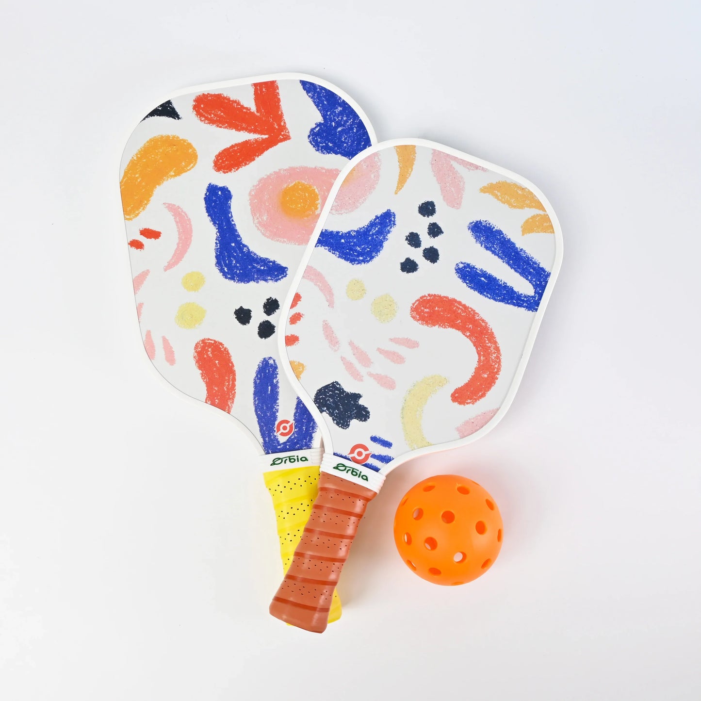 Family-Friendly Pickleball Paddle Set with Glass Fiber and Lightweight PP Core for Kids and Adults, Ideal for Outdoor Fun