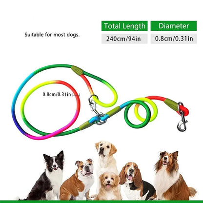 Hands Free Dog Leash Reflective Adjustable Nylon Walking Jogging Leash Fall 2025 Secure Hands Free Control