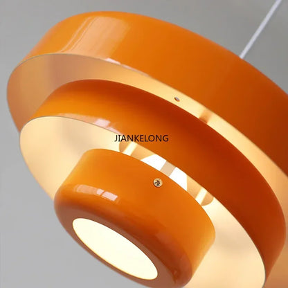 Pendant Lamp Retro Danish Chandelier - Fall 2026 Decor for Cafes and Homes, Cozy Ambient Lighting