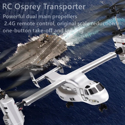 RC Helicopter Drone Altitude Hold Ready To Fly Tiltrotor Style Fall 2025 Gift LED Lights 3D Flips