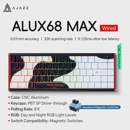 Mechanical Keyboard Sixty Mini Wireless ARGB Magnetic Hall