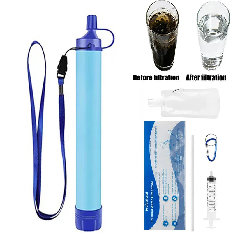 Personal Water Filter Straw – Portable Purifier for Camping, Hiking & Emergency Survival 2026