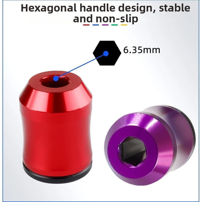 Magnetizer Drill Bit Tool Aluminum Alloy Hex Shaft 635mm Demagnetizer Accessory for DIY Projects
