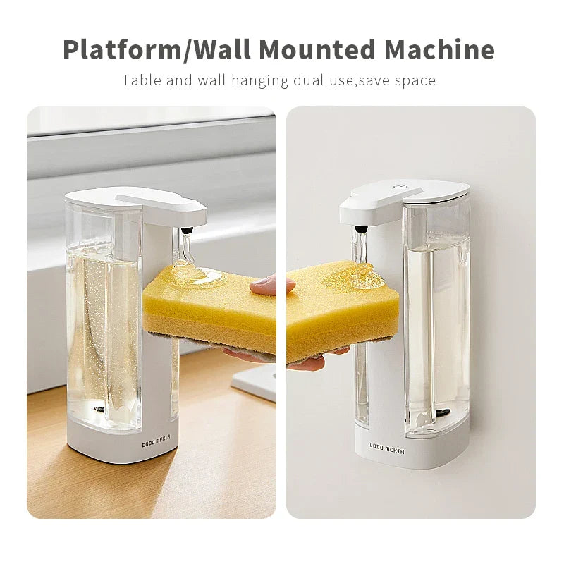 Automatic Soap Dispenser 500ml Sensor Kitchen Touchless Sanitizer Dispenser Fall 2025 Hygienic Rechargeable