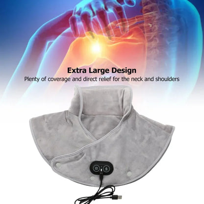 Neck Shoulder Heating Massager Infrared Vibration Therapy Pad – Pain Relief 2026