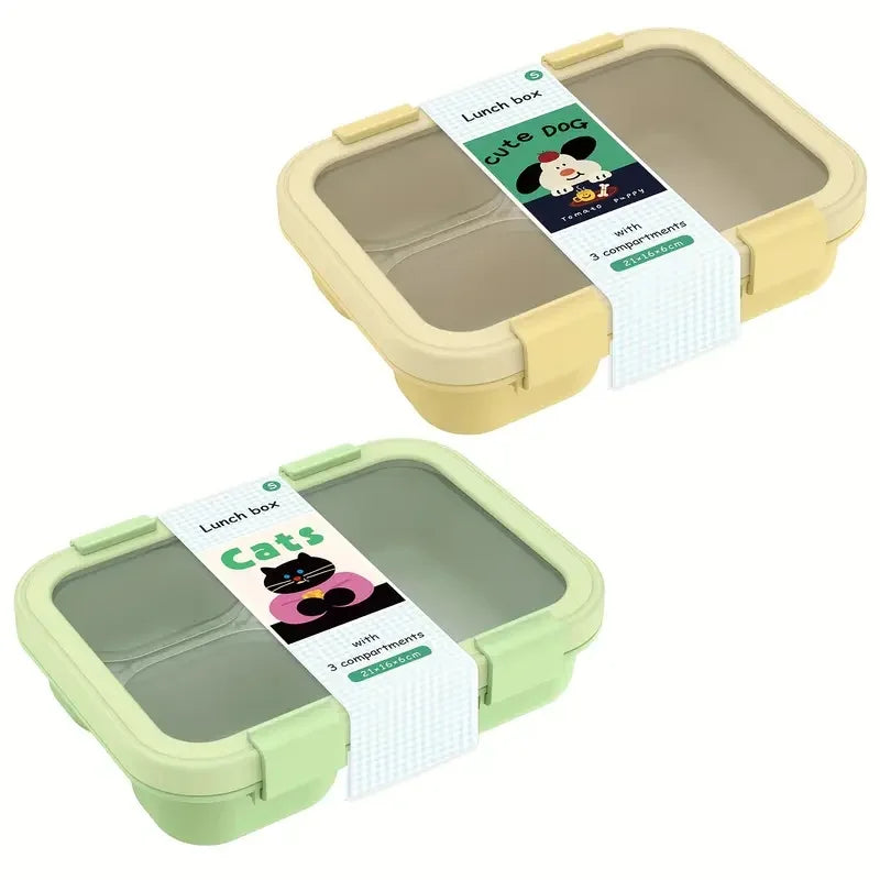 Bento Box Leakproof Lunch Box, Stackable Design With Carry Handles, Back To School 2026