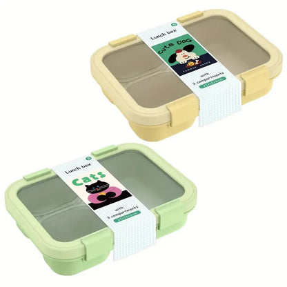 Bento Box Leakproof Lunch Box, Stackable Design With Carry Handles, Back To School 2026