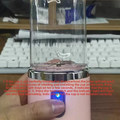 Portable Blender 6-Blade 400ml Personal Smoothie Maker Spring 2026 Trend Safety Lock And Auto Pulp Ejection