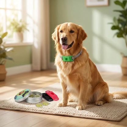 Natural Extract Pet Flea & Tick Repellent Collar Tag Dogs Cats All Seasons Safe Wearable