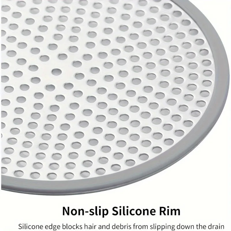 Hair Strainer Drain Cover Circular Shower Sink Hair Catcher, Easy Hair Cleanup For Bathroom And Kitchen Fall 2026