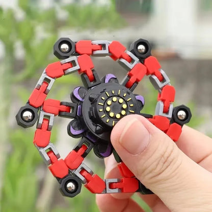 Deformed Fidget Spinner Chain Toy for Stress Relief Gift